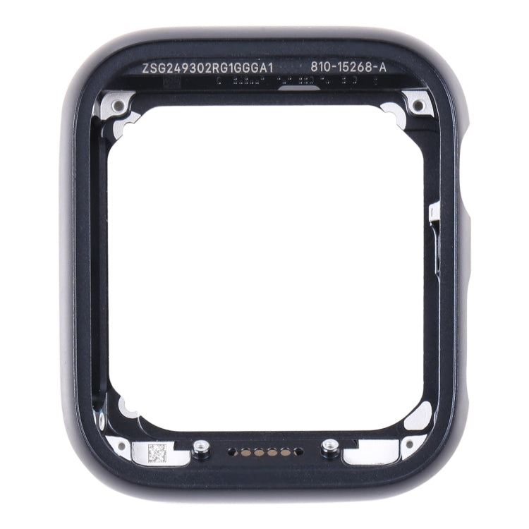 Per Apple Watch Series SE 2022 Piastra con cornice centrale in acciaio inossidabile da 44 mm, For Apple Watch Series SE 2022 44mm