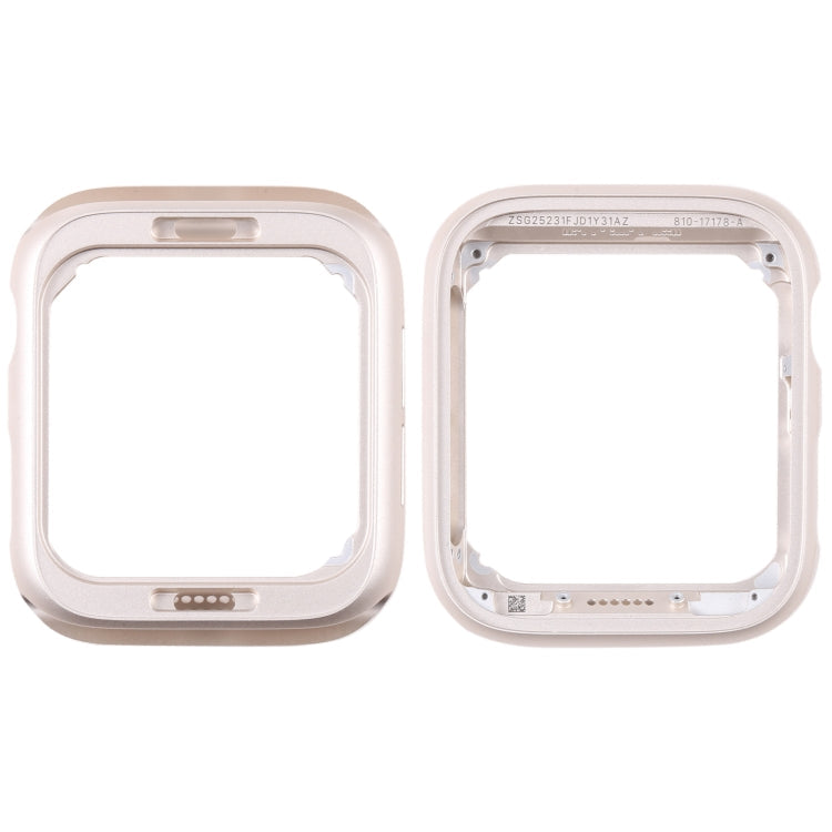 Per Apple Watch Series SE 2022 Piastra con cornice centrale in acciaio inossidabile da 44 mm, For Apple Watch Series SE 2022 44mm
