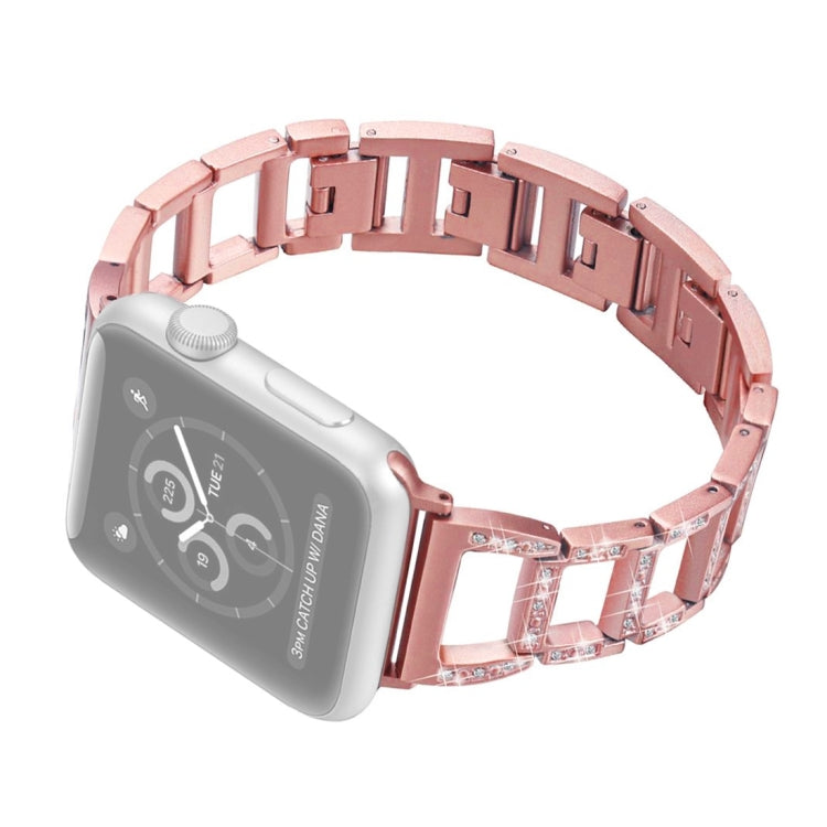 cinturino-per-orologio-in-acciaio-inossidabile-con-diamanti-colorati-per-apple-watch-serie-7-45-mm-6-e-se-e-5-e-4-44-mm-3-e-2-e-1-42-mm - immagine 11