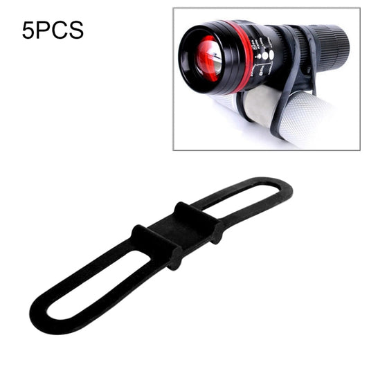 Supporto per cinghie ad alta resistenza per bicicletta da 5 pezzi per computer con luci per cellulare, consegna colore casuale, 5 PCS Bicycle Strength Straps Holder