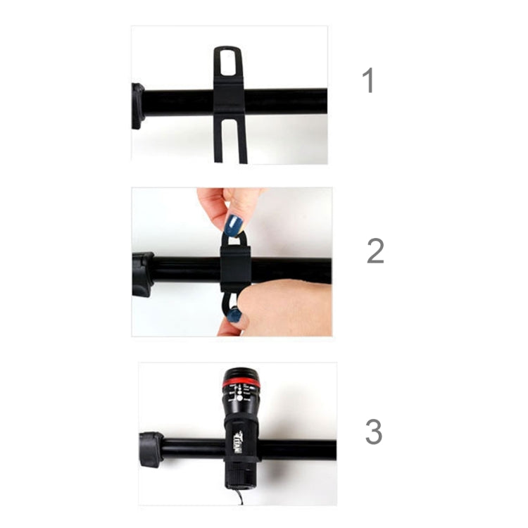 Supporto per cinghie ad alta resistenza per bicicletta da 5 pezzi per computer con luci per cellulare, consegna colore casuale, 5 PCS Bicycle Strength Straps Holder