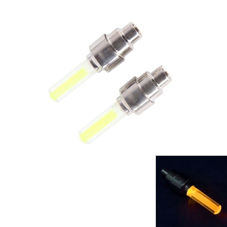 Lampada per pneumatici da 2 pezzi con batteria per auto/moto/bici