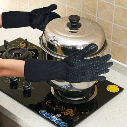 Guanti protettivi da cucina in cotone siliconico - Resistenza fino a