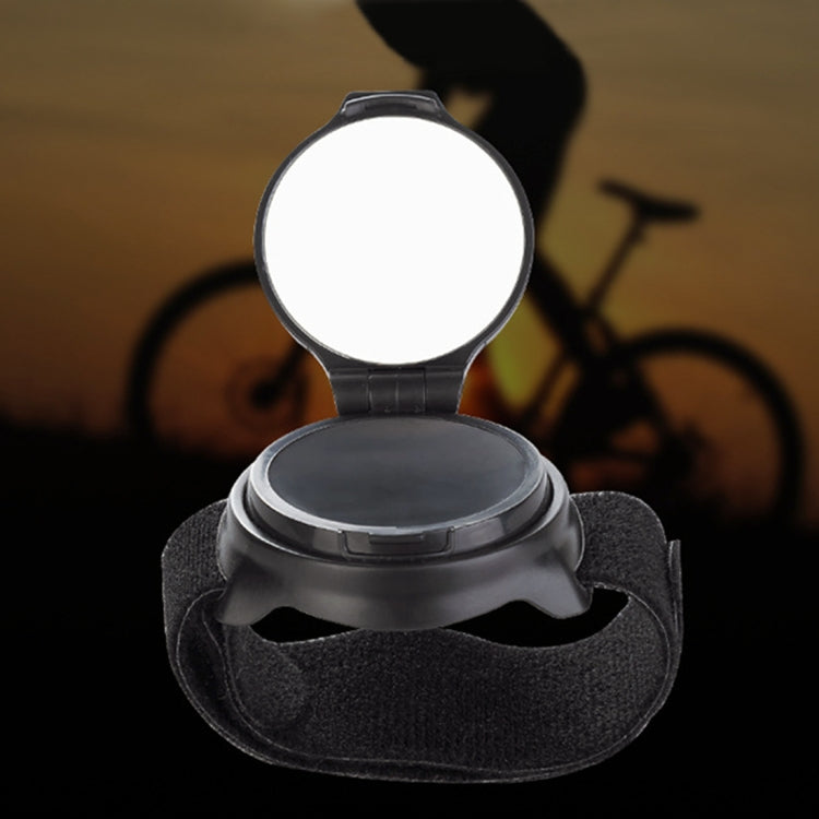 Specchietto retrovisore con cinturino da polso per bracciolo specchietto retrovisore da 360 gradi per bicicletta, Wrist Strap Rear View Mirror