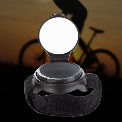 Specchietto retrovisore con cinturino da polso per bracciolo specchietto retrovisore da 360 gradi per bicicletta, Wrist Strap Rear View Mirror