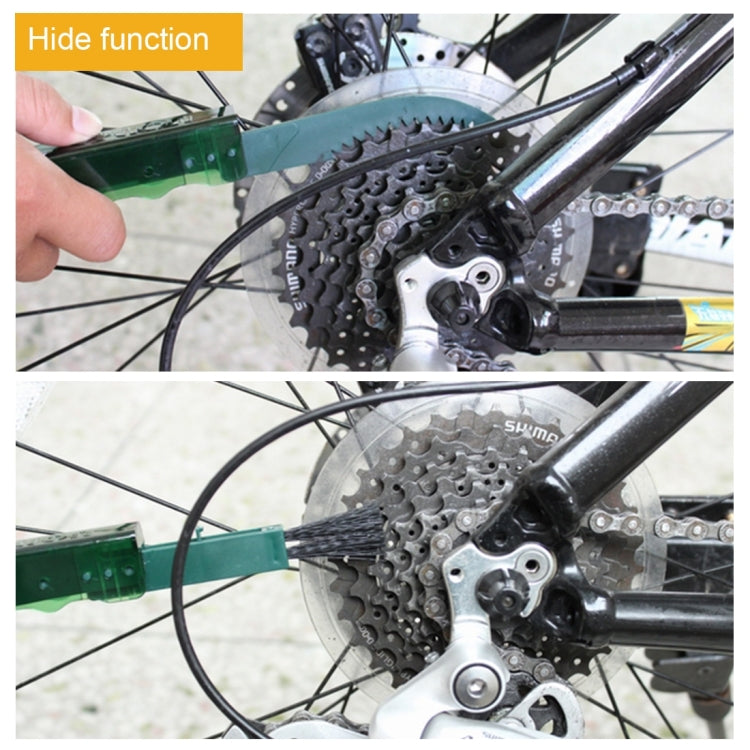 CYLION Spazzole per lavaggio rapido multifunzionali Kit di attrezzi Pulitore per catena per bicicletta, 5