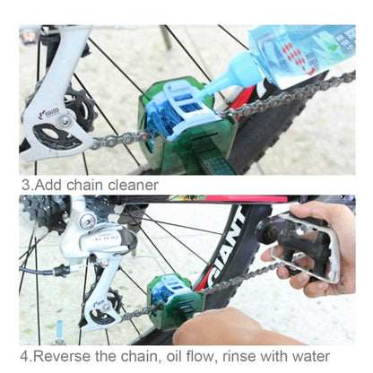CYLION Spazzole per lavaggio rapido multifunzionali Kit di attrezzi Pulitore per catena per bicicletta, 5
