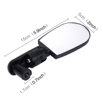 2 pezzi mini riflettore posteriore universale regolabile per specchietto retrovisore per bicicletta/mountain bike, Bicycle Mirror Rear - Novalix Store