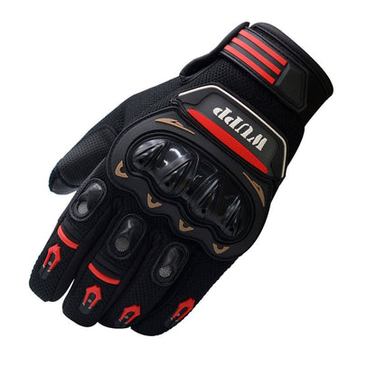 WUPP Guanti da moto Touch Screen Impermeabili Traspiranti Indossabili Antiscivolo Guanti protettivi estivi invernali a dita intere, Taglia: XL, Size: XL