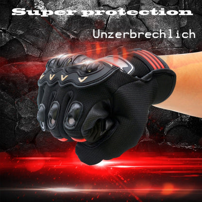 WUPP Guanti da moto Touch Screen Impermeabili Traspiranti Indossabili Antiscivolo Guanti protettivi estivi invernali a dita intere, Taglia: XL, Size: XL