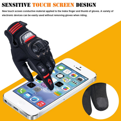 WUPP Guanti da moto Touch Screen Impermeabili Traspiranti Indossabili Antiscivolo Guanti protettivi estivi invernali a dita intere, Taglia: XL, Size: XL