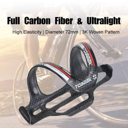 Portaborraccia per bicicletta da strada TOSEEK lucido interamente in fibra di carbonio, Gloss (Green), Gloss (Grey), Gloss (Blue), Gloss (Red), Gloss (Yellow)