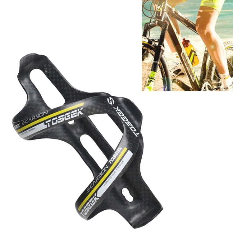 Portaborraccia per bicicletta da strada TOSEEK opaco in fibra di carbonio pieno, Matte (Green), Matte (Grey), Matte (Blue), Matte (Red), Matte (Yellow)