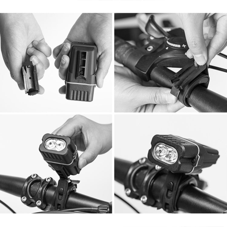 Fari Ricaricabili Super Luminosa per Mountain Bike - Illuminazione