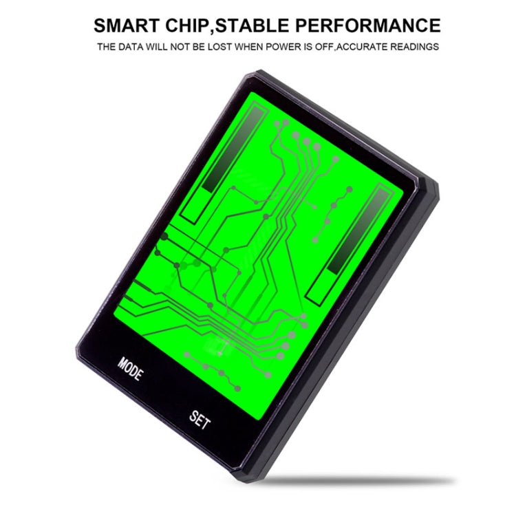 Tachimetro contachilometri LCD per ciclocomputer impermeabile wireless inglese da 2,8 pollici, Wireless