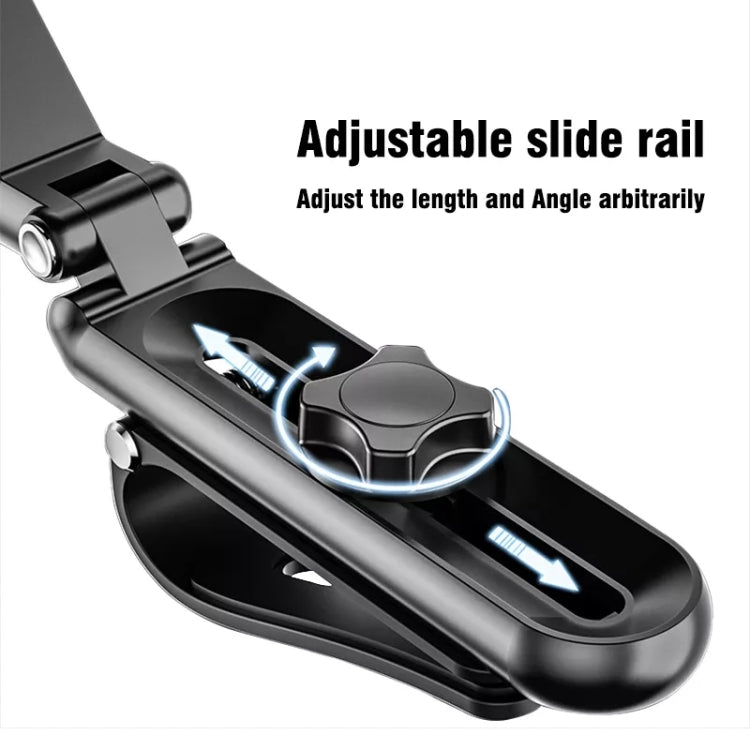 Supporto per cellulare multifunzionale con visiera parasole per sedile posteriore per auto
