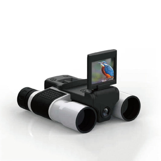 Telescopio digitale W32 12x32 HD Telescopio binoculare con registrazione video LCD da 2,0 pollici, W32 12X32