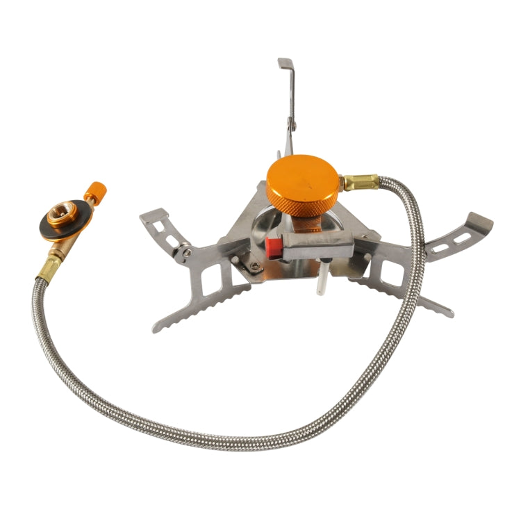 Fornello a Gas Portatile A6625-02 con Bruciatore Diviso per Esterni e