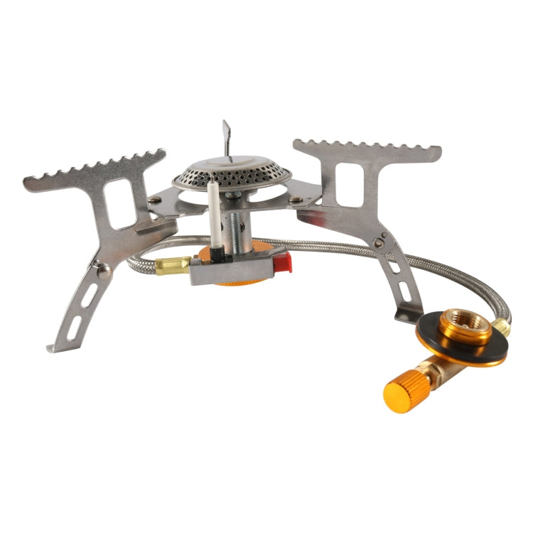 Fornello a Gas Portatile A6625-02 con Bruciatore Diviso per Esterni e