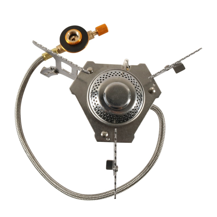 Fornello a Gas Portatile A6625-02 con Bruciatore Diviso per Esterni e