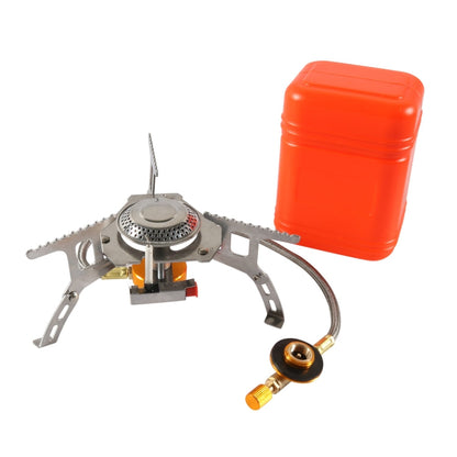 Fornello a Gas Portatile A6625-02 con Bruciatore Diviso per Esterni e