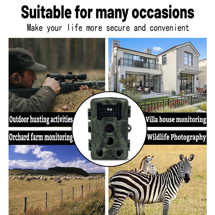 PR1000 Telecamera da 2 pollici con schermo LCD per visione notturna a infrarossi per caccia alla fauna selvatica, PR1000