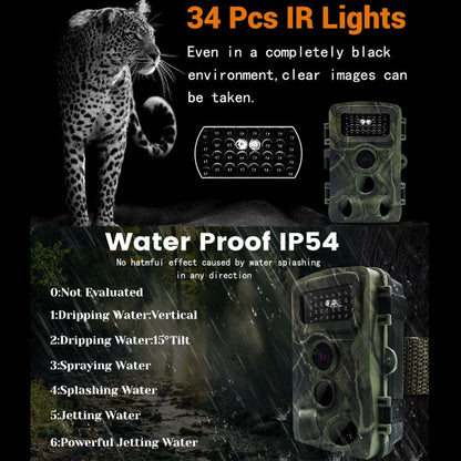 PR3000 Telecamera da 2 pollici con schermo LCD per visione notturna a infrarossi per caccia alla fauna selvatica, PR3000