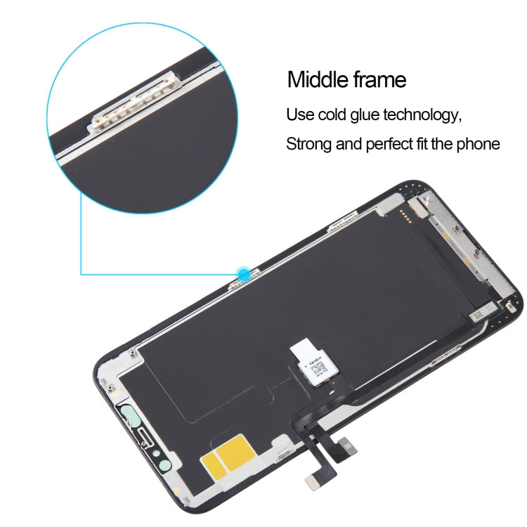 Schermo LCD OLED morbido per assemblaggio completo di digitalizzatore, For iPhone X(Soft OLED), For iPhone XS(Soft OLED), For iPhone XS Max(Soft OLED), For iPhone 11 Pro Max(Soft OLED), For iPhone 11 Pro(Soft OLED), For iPhone 12 Pro Max(Soft OLED)
