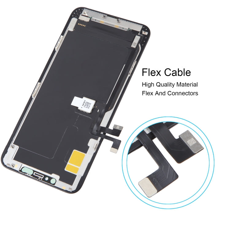 Schermo LCD OLED morbido per assemblaggio completo di digitalizzatore, For iPhone X(Soft OLED), For iPhone XS(Soft OLED), For iPhone XS Max(Soft OLED), For iPhone 11 Pro Max(Soft OLED), For iPhone 11 Pro(Soft OLED), For iPhone 12 Pro Max(Soft OLED)