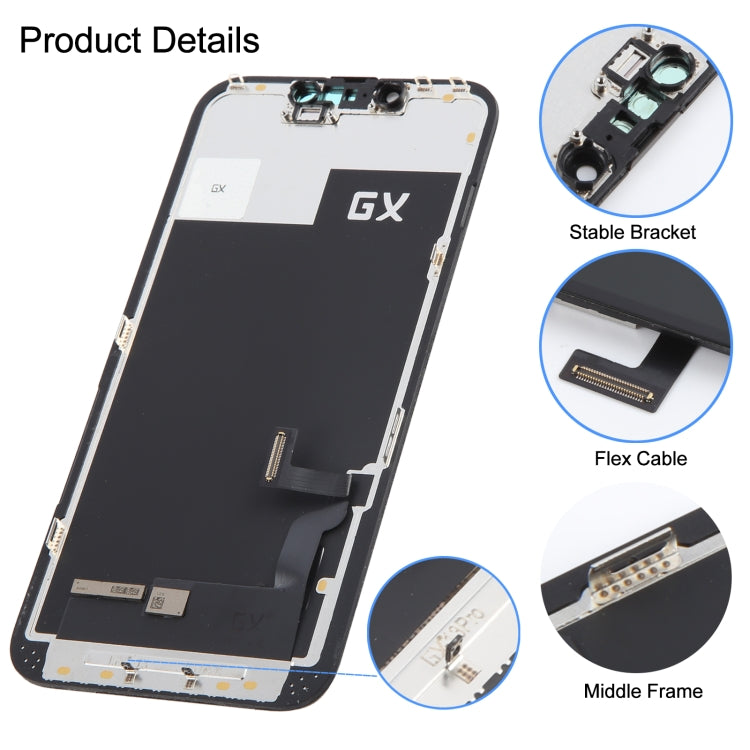 Schermo LCD OLED rigido GX con digitalizzatore assemblaggio completo, For iPhone 13(GX Hard OLED)