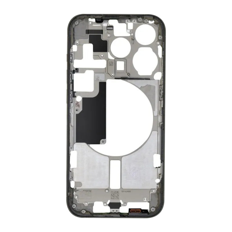 Per iPhone 15 Pro Cornice centrale con tasti laterali + vassoio per carte, China Version, US Version, CE EU Version