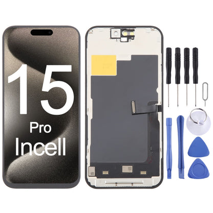 Schermo LCD YK OLED con digitalizzatore assemblaggio completo, rimuovere IC necessita di riparazione professionale, For iPhone 15 Pro(Incell), For iPhone 14, For iPhone 14 Pro(Incell), For iPhone 13