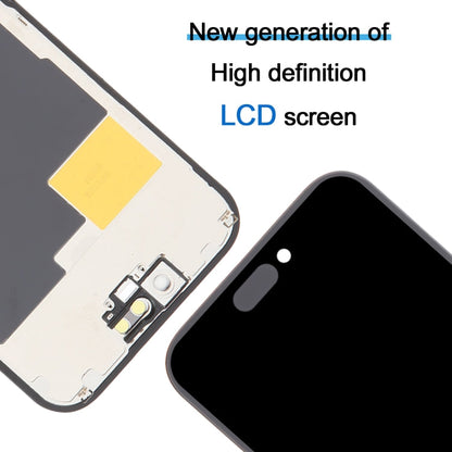 Schermo LCD YK OLED con digitalizzatore assemblaggio completo, rimuovere IC necessita di riparazione professionale, For iPhone 15 Pro(Incell), For iPhone 14, For iPhone 14 Pro(Incell), For iPhone 13
