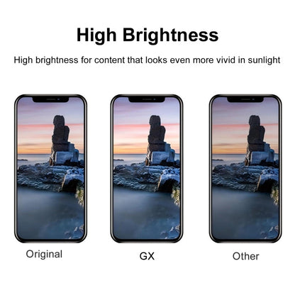 Schermo LCD OLED GX con digitalizzatore assemblaggio completo, For iPhone 13 Pro Hard, For iPhone 14 Hard, For iPhone 14 Plus Soft, For iPhone 14 Pro Hard