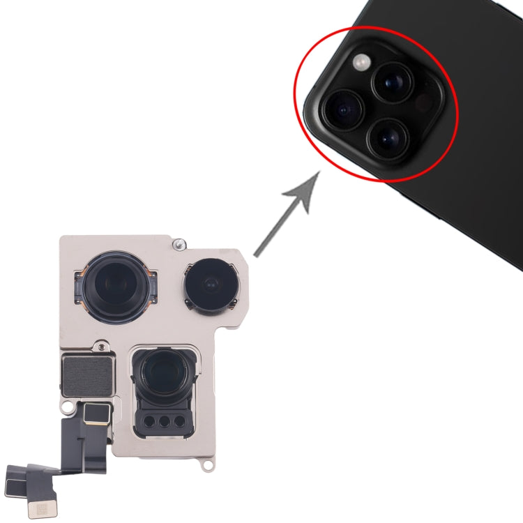 Fotocamera posteriore per iPhone 16 Pro Max, iPhone 16 Plus e iPhone