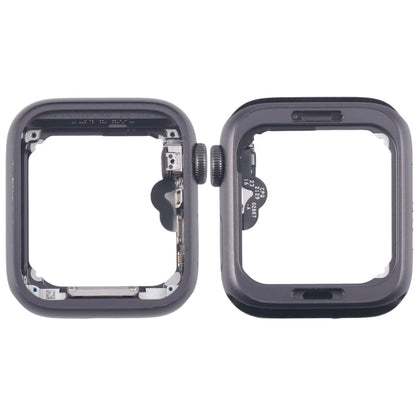 Piastra della lunetta del telaio centrale in lega di alluminio con cavo flessibile dell'asse di rotazione della corona, For Apple Watch Series 4 44MM LTE, For Apple Watch Series 4 44MM GPS, For Apple Watch Series 4 40MM LTE�����������������������������...