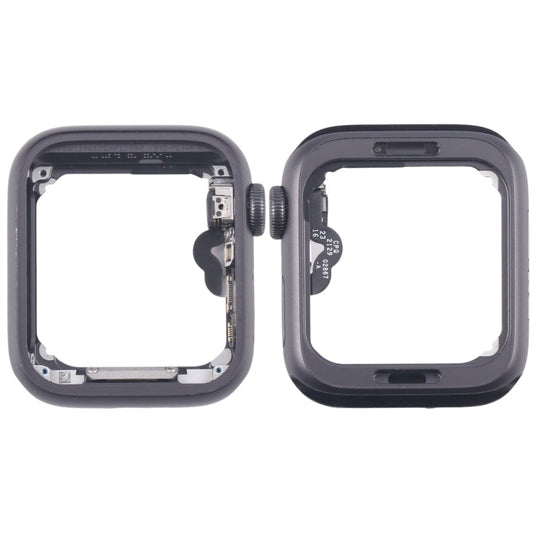 Piastra della lunetta del telaio centrale in lega di alluminio con cavo flessibile dell'asse di rotazione della corona, For Apple Watch Series 4 44MM LTE, For Apple Watch Series 4 44MM GPS, For Apple Watch Series 4 40MM LTE�����������������������������...