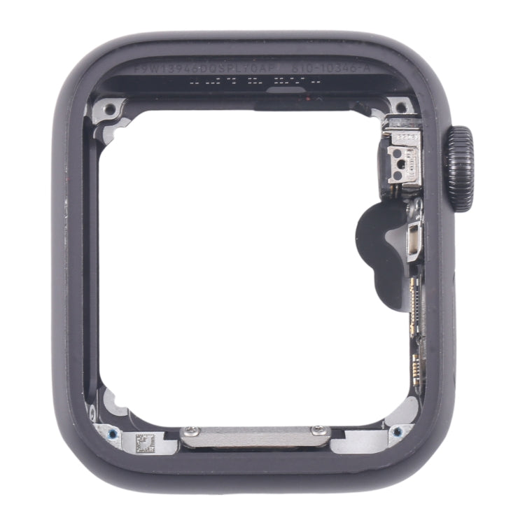 Piastra della lunetta del telaio centrale in lega di alluminio con cavo flessibile dell'asse di rotazione della corona, For Apple Watch Series 4 44MM LTE, For Apple Watch Series 4 44MM GPS, For Apple Watch Series 4 40MM LTE�����������������������������...