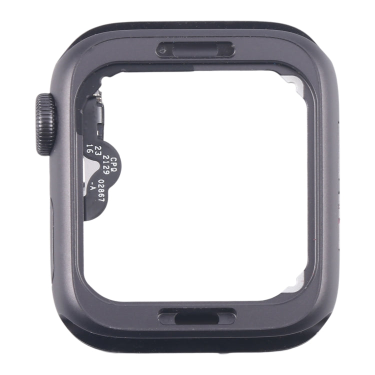 Piastra della lunetta del telaio centrale in lega di alluminio con cavo flessibile dell'asse di rotazione della corona, For Apple Watch Series 4 44MM LTE, For Apple Watch Series 4 44MM GPS, For Apple Watch Series 4 40MM LTE�����������������������������...