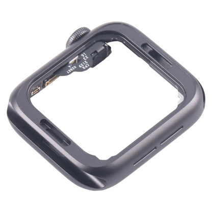 Piastra della lunetta del telaio centrale in lega di alluminio con cavo flessibile dell'asse di rotazione della corona, For Apple Watch Series 4 44MM LTE, For Apple Watch Series 4 44MM GPS, For Apple Watch Series 4 40MM LTE�����������������������������...