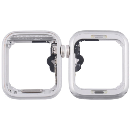 Piastra della lunetta del telaio centrale in lega di alluminio con cavo flessibile dell'asse di rotazione della corona, For Apple Watch Series 4 44MM LTE, For Apple Watch Series 4 44MM GPS, For Apple Watch Series 4 40MM LTE�����������������������������...