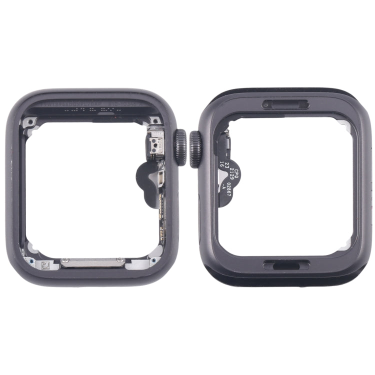 Piastra della lunetta del telaio centrale in lega di alluminio con cavo flessibile dell'asse di rotazione della corona, For Apple Watch SE 2020 40MM LTE, For Apple Watch SE 2020 40MM GPS, For Apple Watch Series SE 2020 44MM LTE�������������������������...