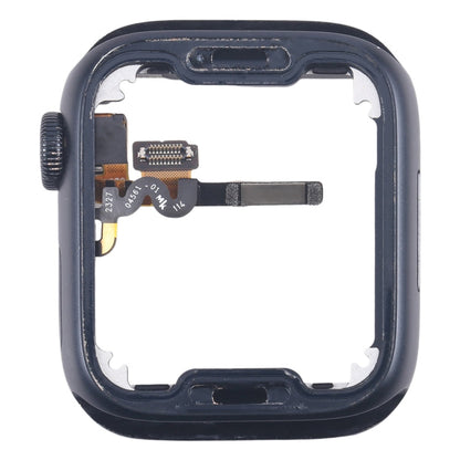 Piastra della lunetta del telaio centrale in lega di alluminio con cavo flessibile dell'asse di rotazione della corona, For Apple Watch Series 7 / 8 / 9 45MM LTE, For Apple Watch Series 7 / 8 / 9 45MM GPS, For Apple Watch Series 7 / 8 / 9 41MM LTE�����...