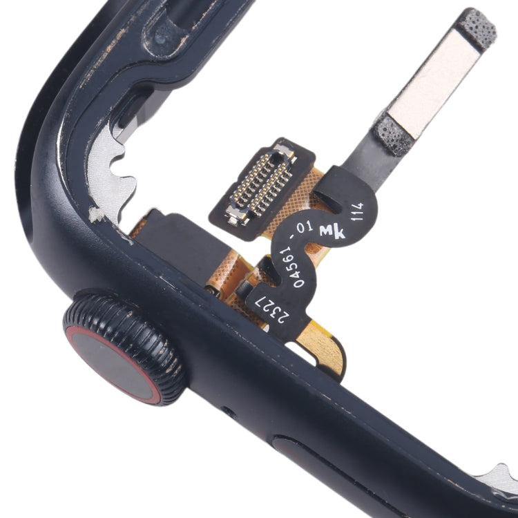 Piastra della lunetta del telaio centrale in lega di alluminio con cavo flessibile dell'asse di rotazione della corona, For Apple Watch Series 7 / 8 / 9 45MM LTE, For Apple Watch Series 7 / 8 / 9 45MM GPS, For Apple Watch Series 7 / 8 / 9 41MM LTE�����...