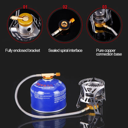 Utensili da cucina per fornelli anti-esplosione portatili da esterno tipo split da 3700 W