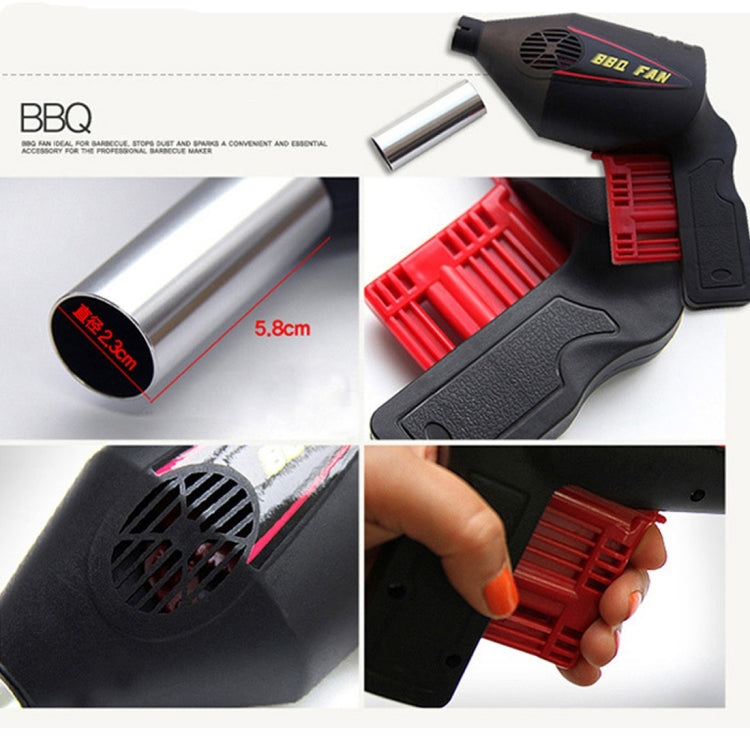Ventilatore portatile per barbecue da esterno. Ventilatore manuale per barbecue a pressione manuale