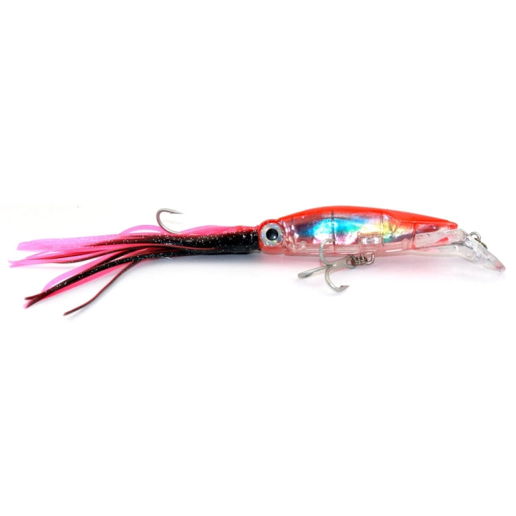 HENGJIA Esche da pesca artificiali a forma di polpo Esche da pesca bioniche con ganci, Lunghezza: 14 cm, Consegna colore casuale