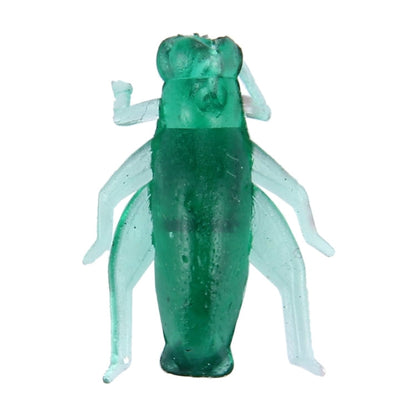 Esche da pesca artificiali a forma di cricket da 100 pezzi, lunghezza: 2 cm, Cricket Shape