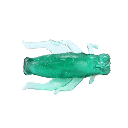 Esche da pesca artificiali a forma di cricket da 100 pezzi, lunghezza: 2 cm, Cricket Shape