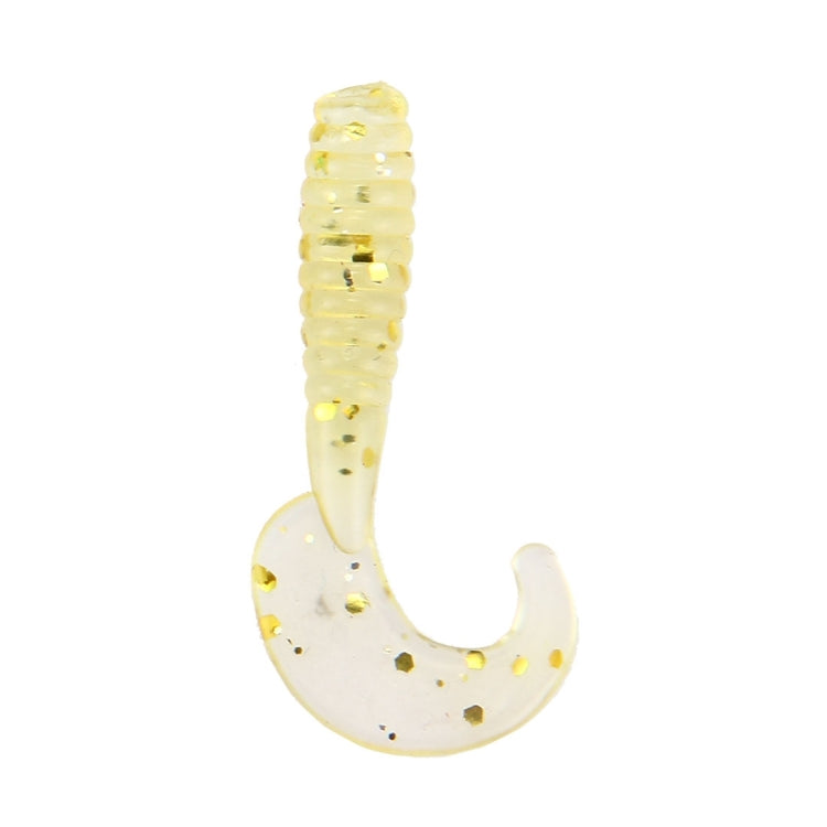 "Esche artificiali a forma di vermi con paillettes - Confezione da 100 pezzi, lunghezza 3,5 cm" - Novalix Store
